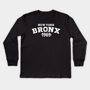 Bronx Legacy - Embrace Your Birth Year 1969 Kids Long Sleeve T-Shirt